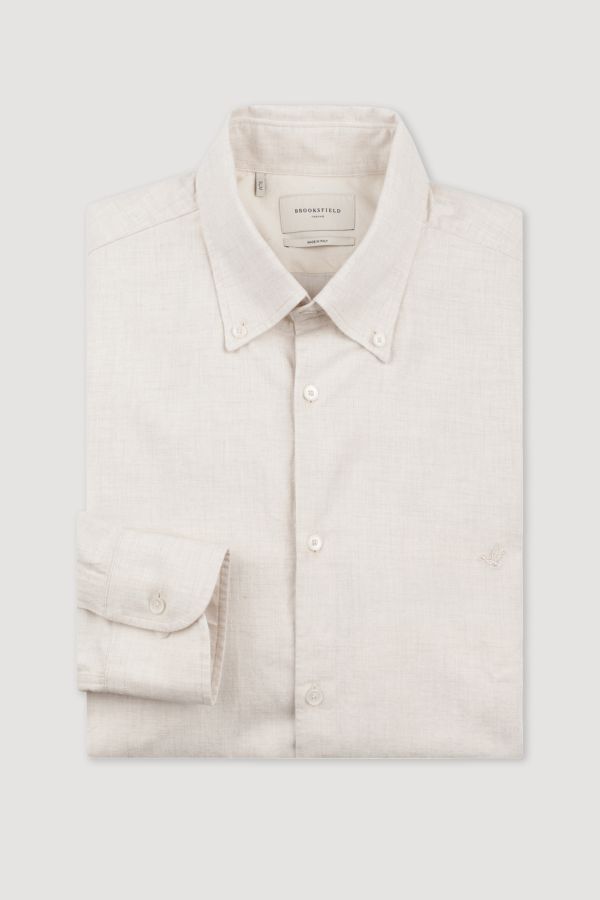 Button down collar shirt, slim fit