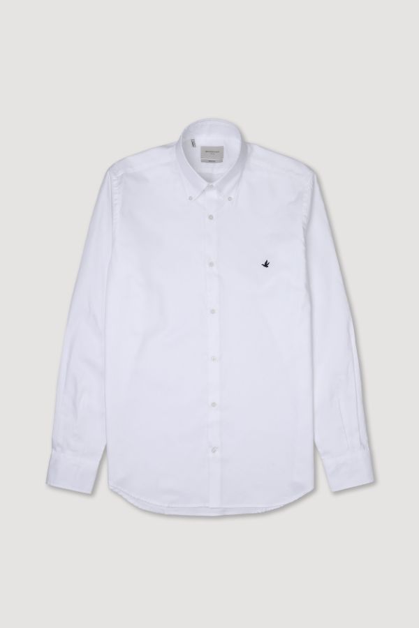 Button down collar shirt, slim fit