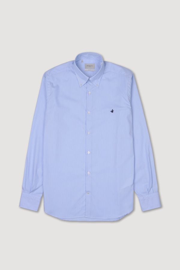 Button down collar shirt, slim fit