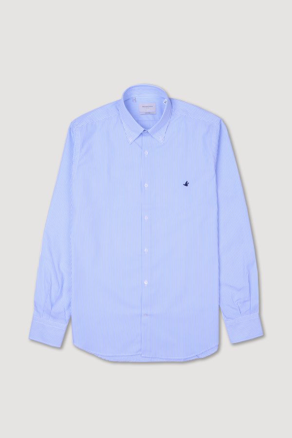 Button down collar shirt, slim fit