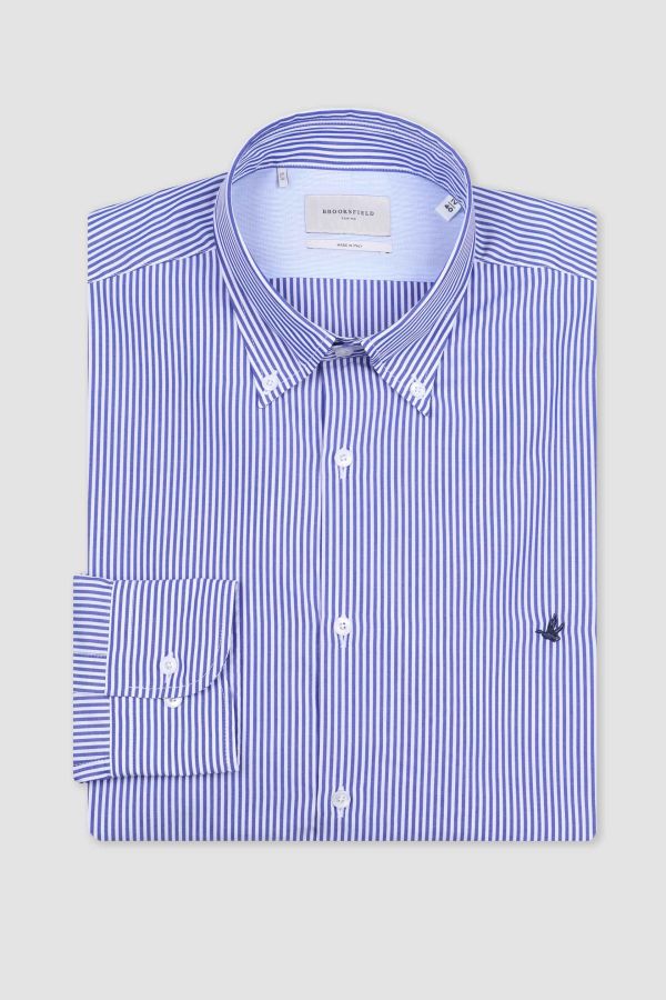 Button down collar shirt, slim fit