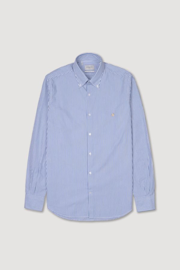 Button down collar shirt, slim fit