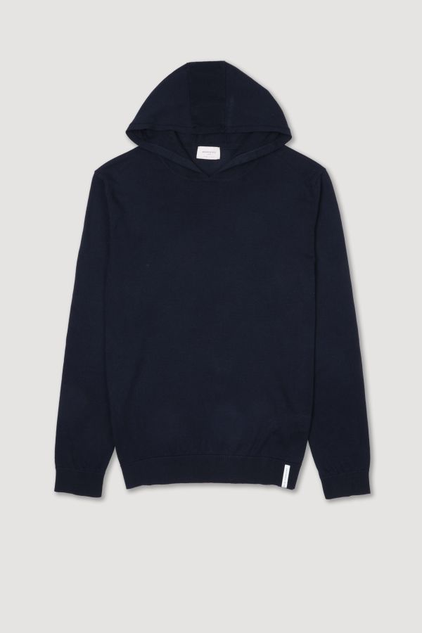 Knitted hoodie