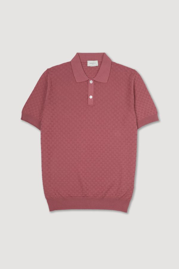 Knitted polo shirt