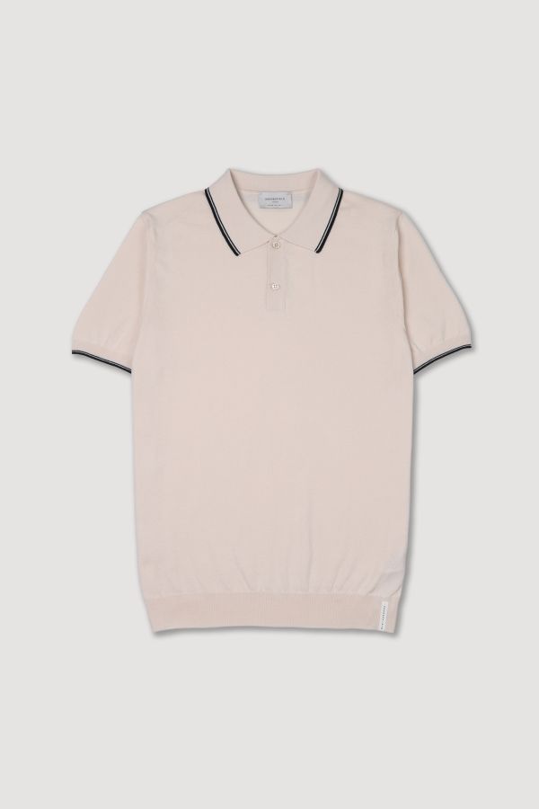 Knitted polo shirt