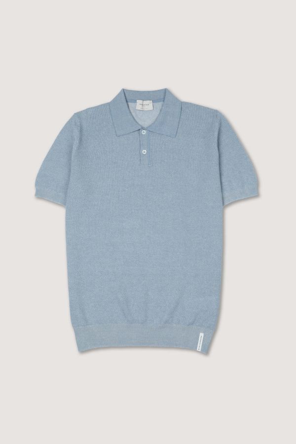 Knitted polo shirt