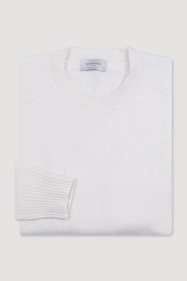 Sweater, crewneck, cashmere