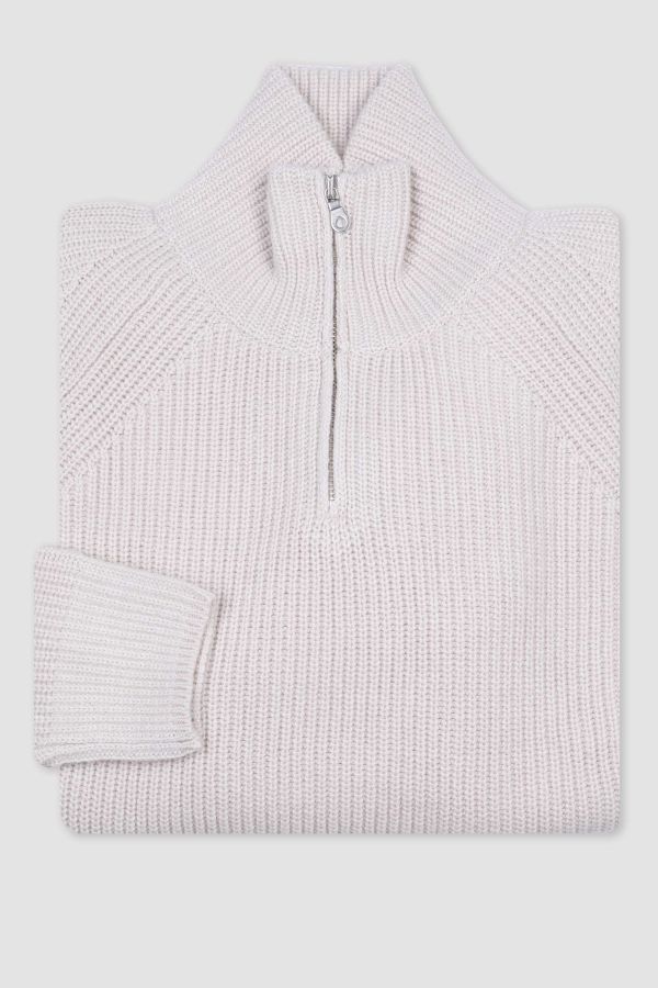 Half-zip sweater