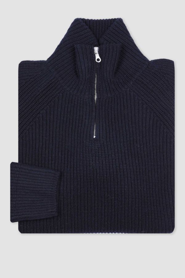 Half-zip sweater