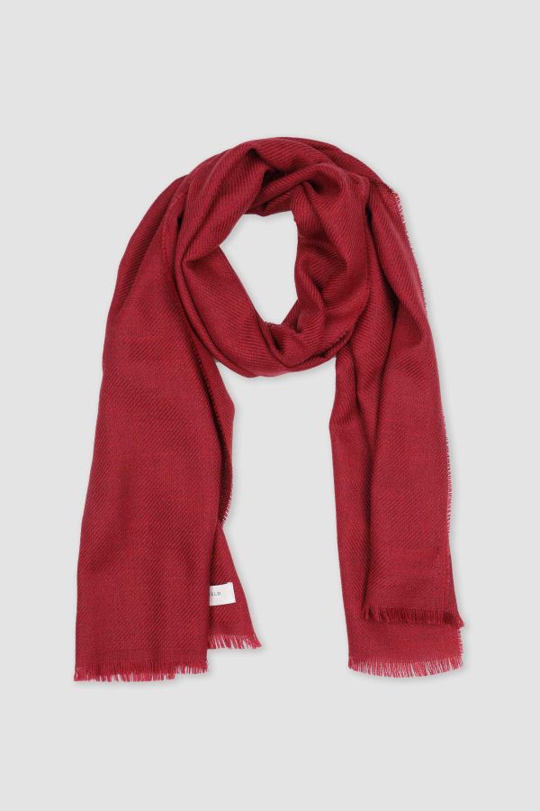 Fringed scarf