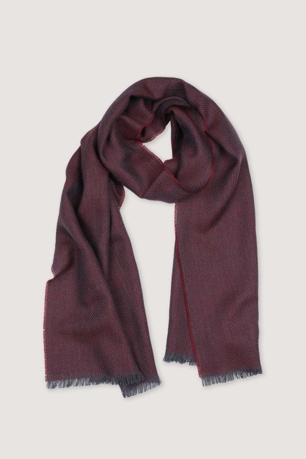 Fringed scarf