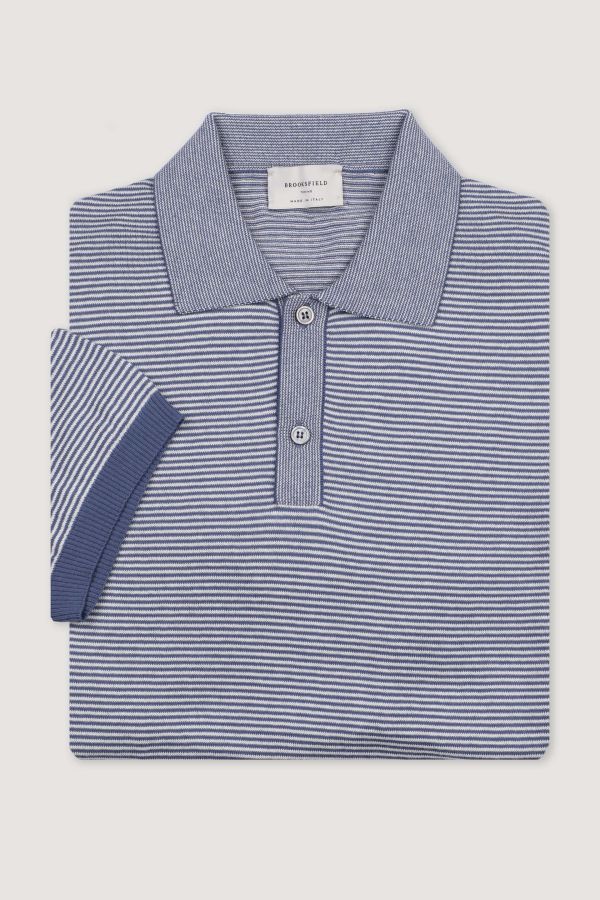 Knitted polo shirt
