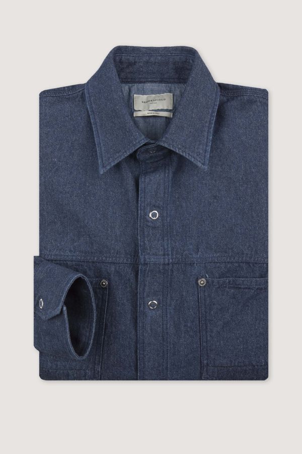 Indigo shirt, over