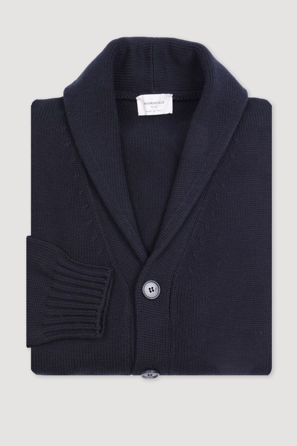 Shawl collar cardigan