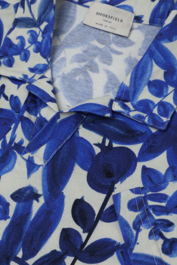 Printed polo shirt