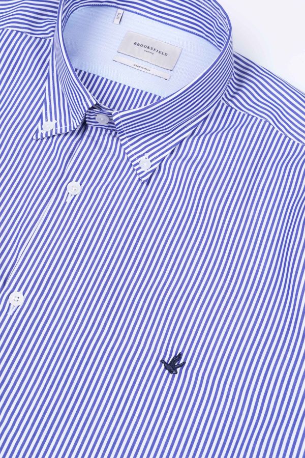 Button down collar shirt, slim fit