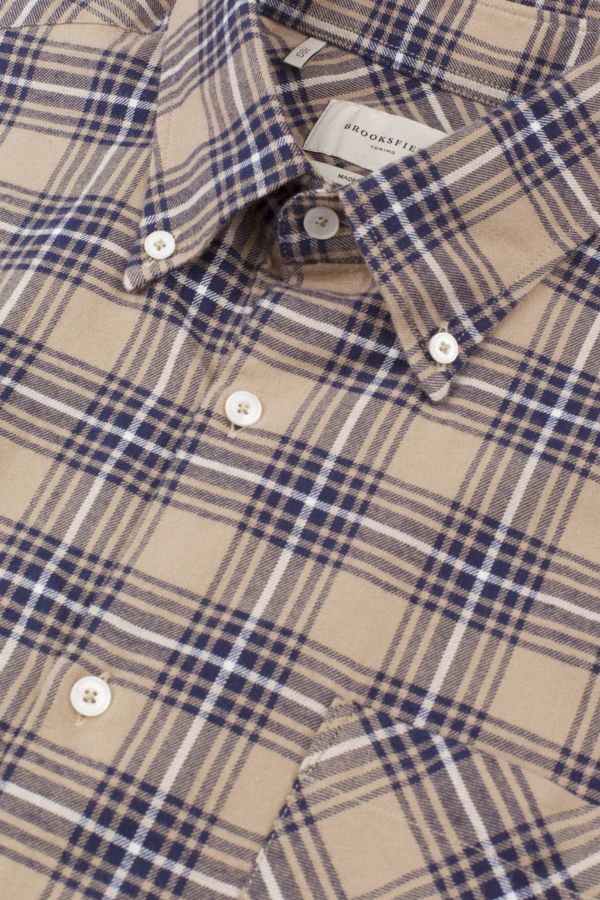 Button down collar shirt, regular fit