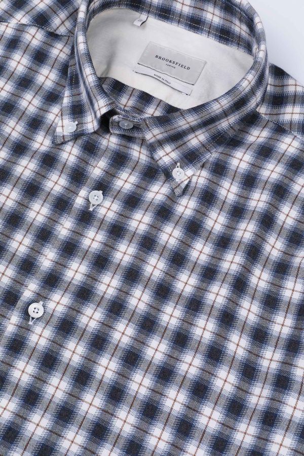 Button down collar shirt, regular fit