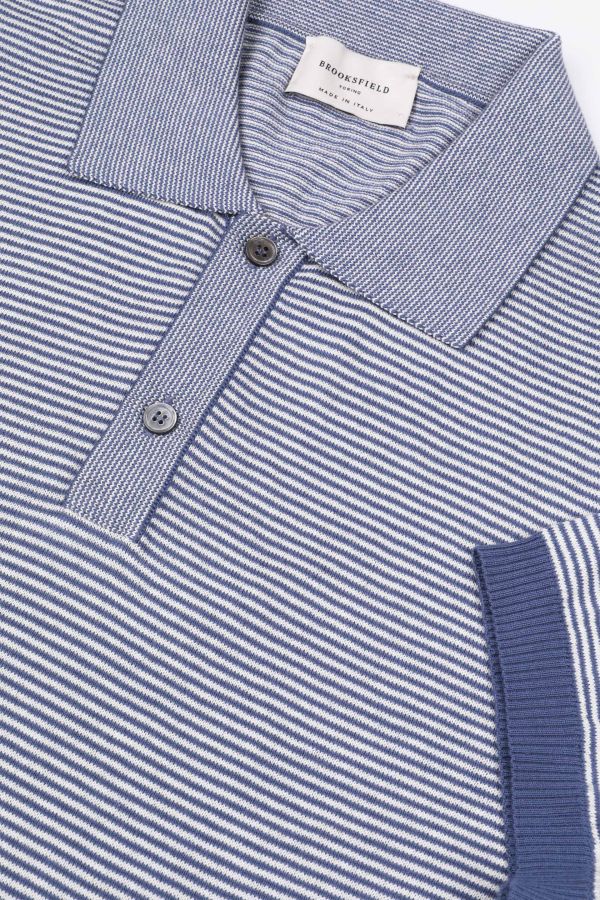 Knitted polo shirt
