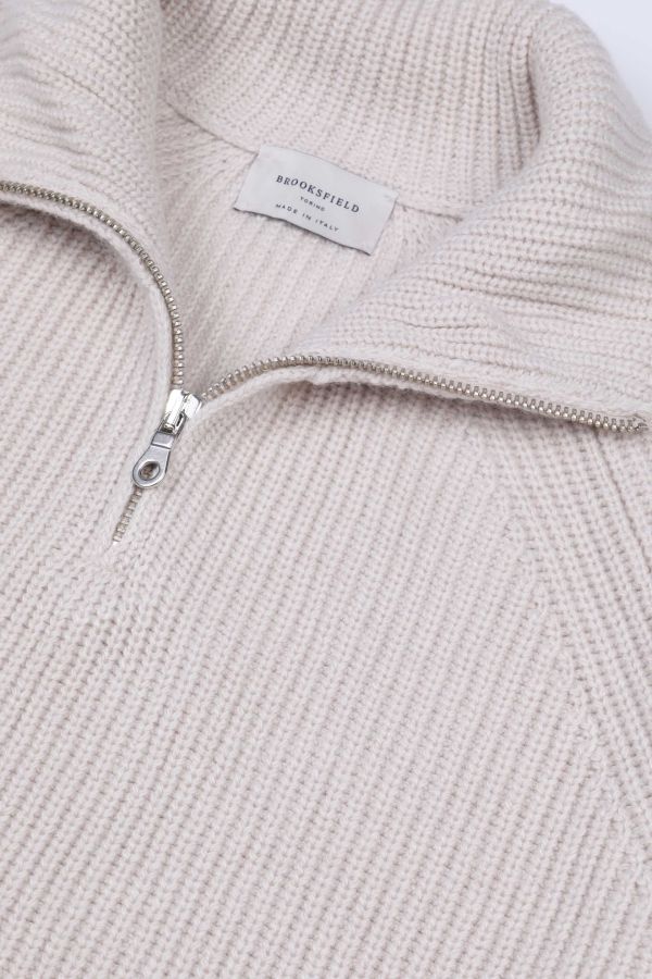 Half-zip sweater