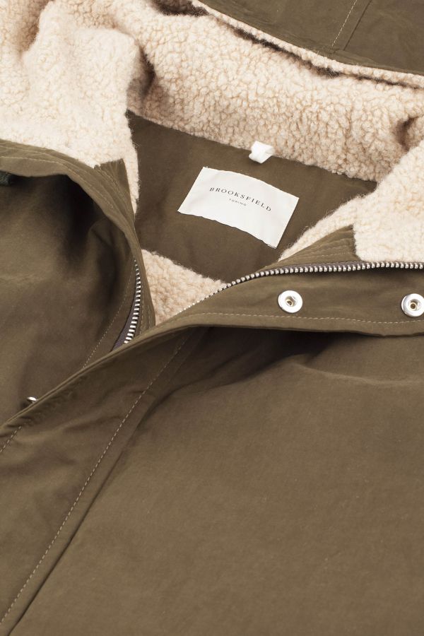 Padded hooded parka