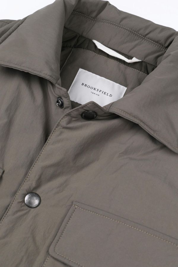 Padded overshirt jacket