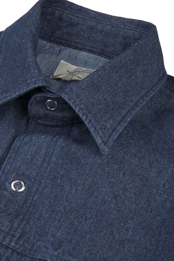 Indigo shirt, over