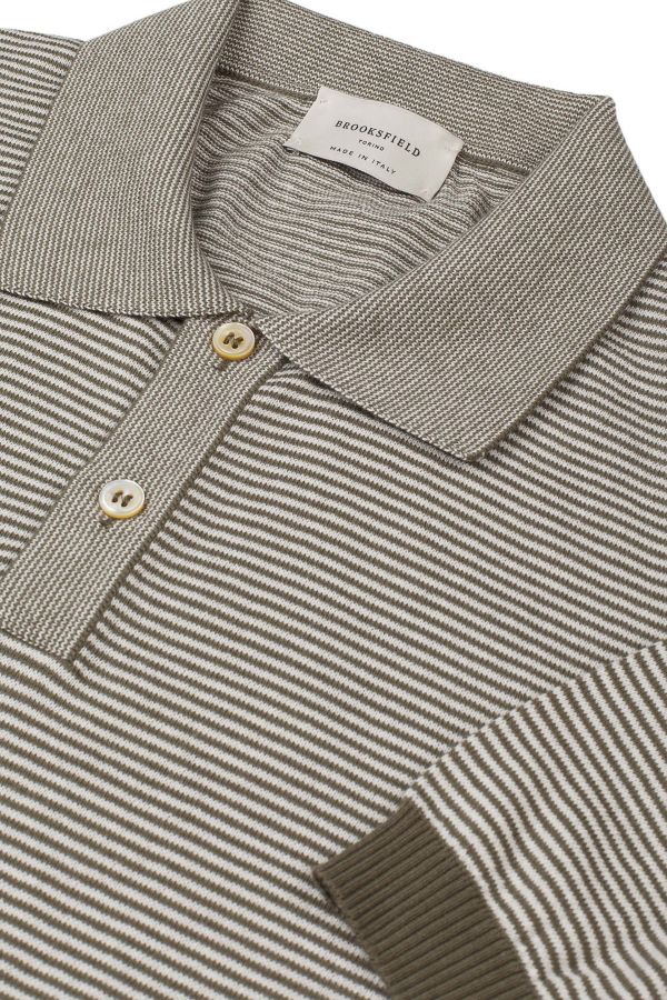 Knitted polo shirt