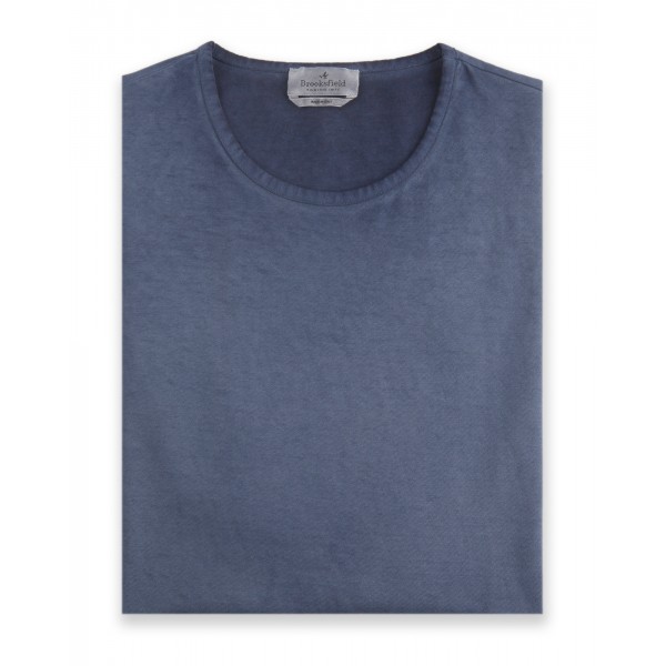 T-shirt, Tintura Effetto Old, Blue