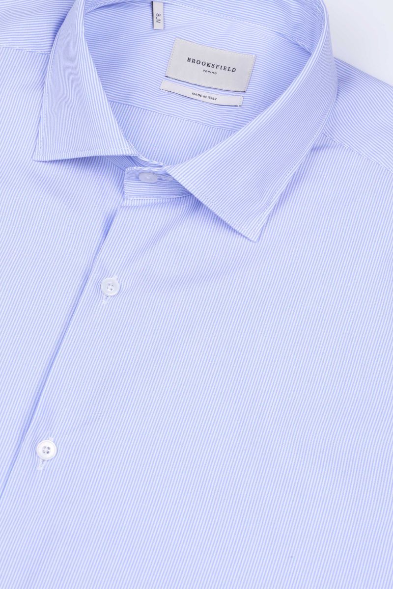 Camicia collo spread slim fit